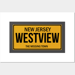 Westview city license plate Posters and Art
